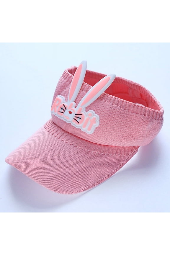2023 New Kids Sun Hats Children Summer Visors Cute Rabbit Wings Bunny Hat Summer Hat for Kids Boys Girls Hats 3-12years Old