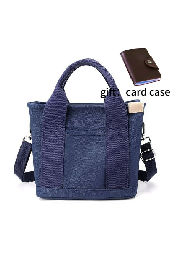 2023 New Large Capacity Multi-Pocket Handbag Women's Canvas Tote Purses Crossbody Bag Vintage Tote Bags for School