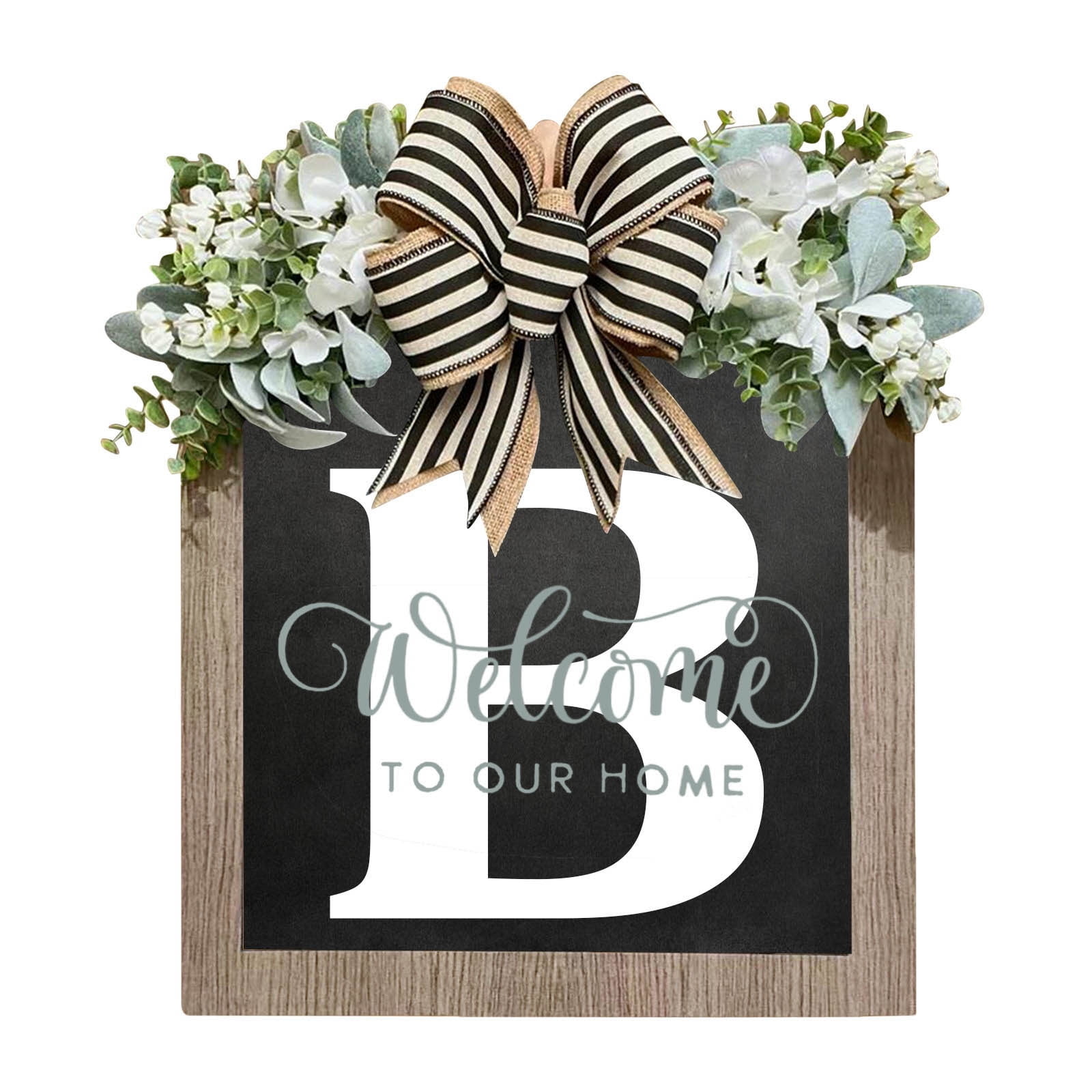 2023 New Last Name Year Round Front Door Wreath Front Door 26 Letter