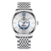 2023 New Master Moon Phase Luminous Waterproof Brand Watch Mens Fashion Genuine Leather Strap Quartz Watch Wholesale