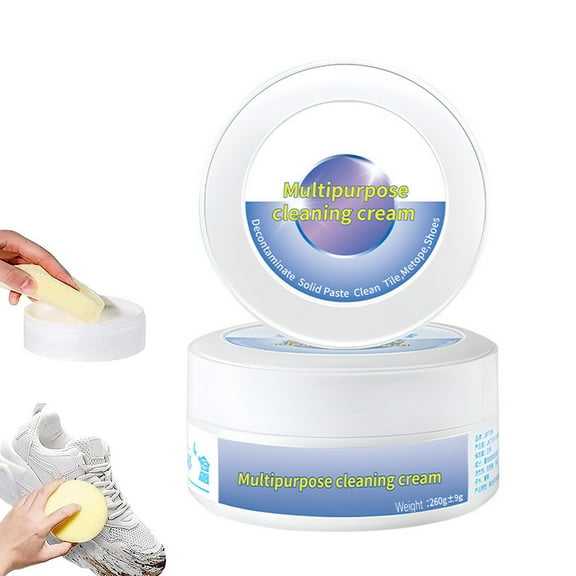 2023 New Multi-Functional Cleaning and Stain Removal Cream, Shoes Multifunctional Cleaning Cream, Multi-Purpose Cleaning Cream, Decontaminate Solid Paste