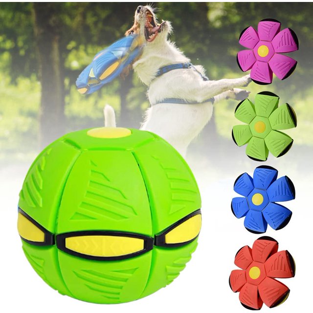 2023 New Pet Toy Flying Saucer Ball for Dogs, Flying Saucer Ball Dog