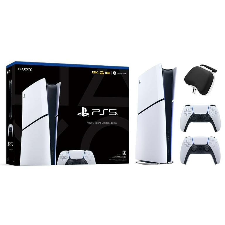2023 New PlayStation 5 Slim Digital Edition Bundle with Two