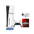 thumbnail image 1 of 2023 New PlayStation 5 Slim Upgraded 2TB Disc Edition Call of Duty Modern Warfare III Bundle and Mytrix Controller Charger - White, Slim PS5 2TB PCIe SSD Gaming Console, 1 of 9