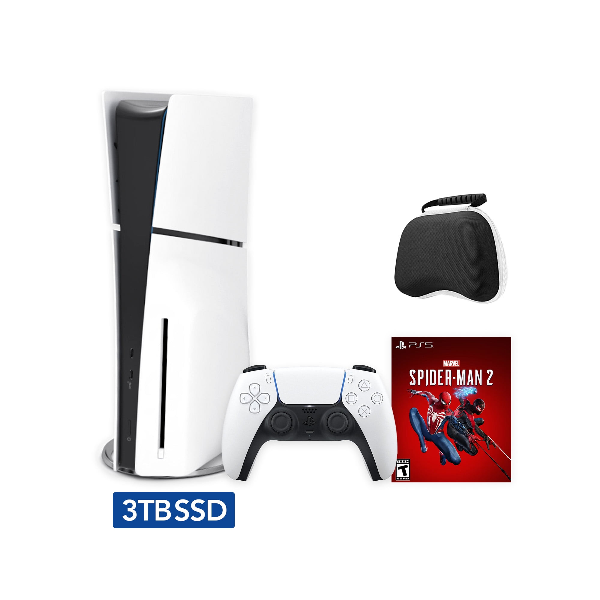 2023 PlayStation Slim Upgraded 3TB Disc Edition Console, Mytrix