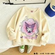 2023 New Sanrio Autumn  Long Sleeve Kuromi Change Face Cinnamoroll Casual Sweatshirt Cartoon Sweatshirt Wholesale