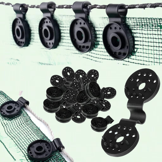 2023 New Shade Cloth Fix Plastic Clamp for Greenhouse & Garden, Heavy