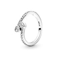 thumbnail image 1 of 2023 New Sterling Silver Sparkling Pavé Zircon Elevated Red Heart Crystal Ring DIY Women Party Wedding Jewelry Ring Gift, 1 of 6