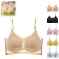 thumbnail image 1 of 2023 New Summer Seamless Ultra-Thin Plus Size Ice Silk Comfort Bra,Ultra Thin Ice Silk Seamless Invisible Bra, 1 of 7