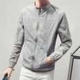 thumbnail image 1 of 2023 New Summer UV Protection Skin Coats Men Fashion Men Sun Protection Breathable Cool Thin Windbreaker Jackets Big Size B10, 1 of 6