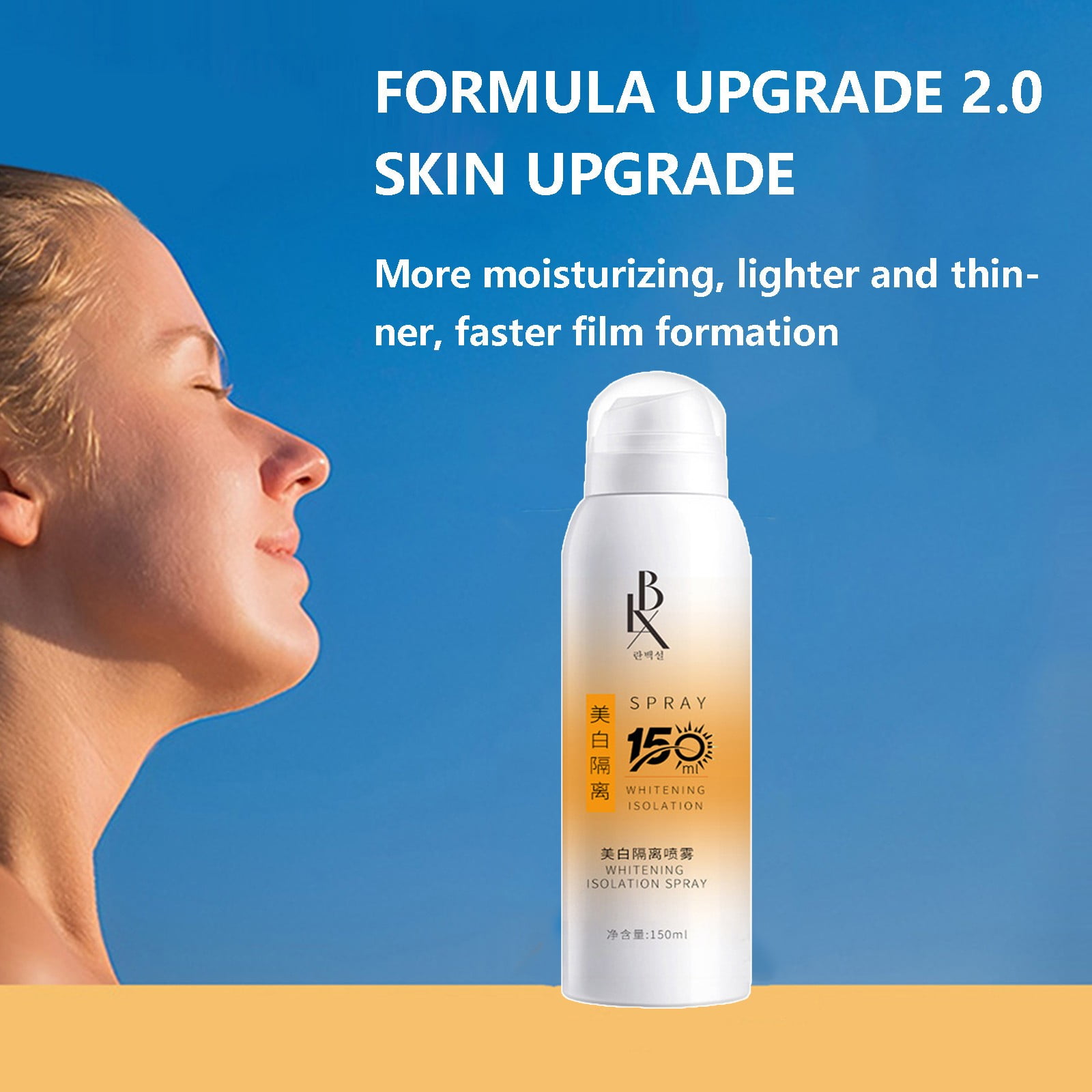 2023 New Whitening Isolation Spray Doubleinone Skin Care Beauty