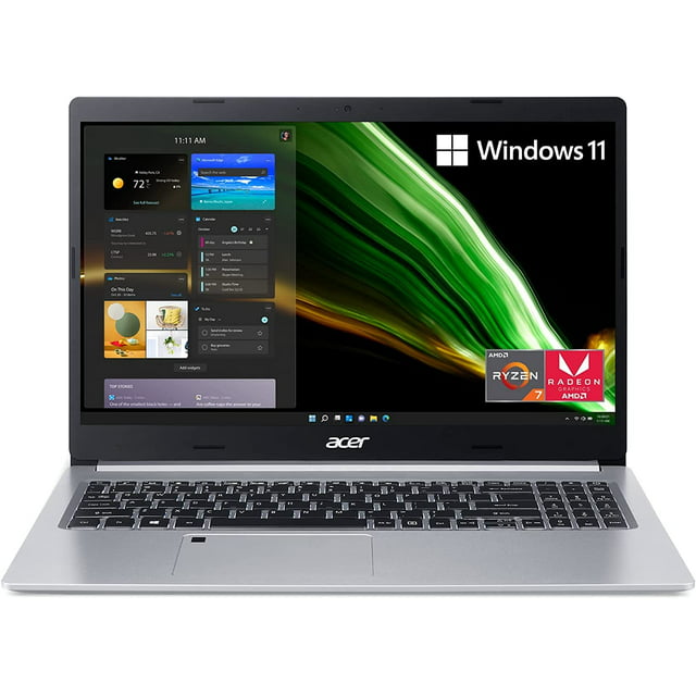 2023 Newest Acer Aspire 5 Slim Laptop | 15.6" FHD IPS | AMD Ryzen 7 3700U | 8GB RAM, 256GB SSD | WiFi 6 | Backlit Keyboard | Fingerprint Reader | Windows 11 Home