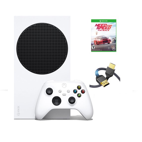 2023 Newest Edition-Microsoft Xbox-Series-S 512GB SSD– White Wireless Controller with Need for Speed Payback Full Game and SUPERE High Speed HDMI Cable