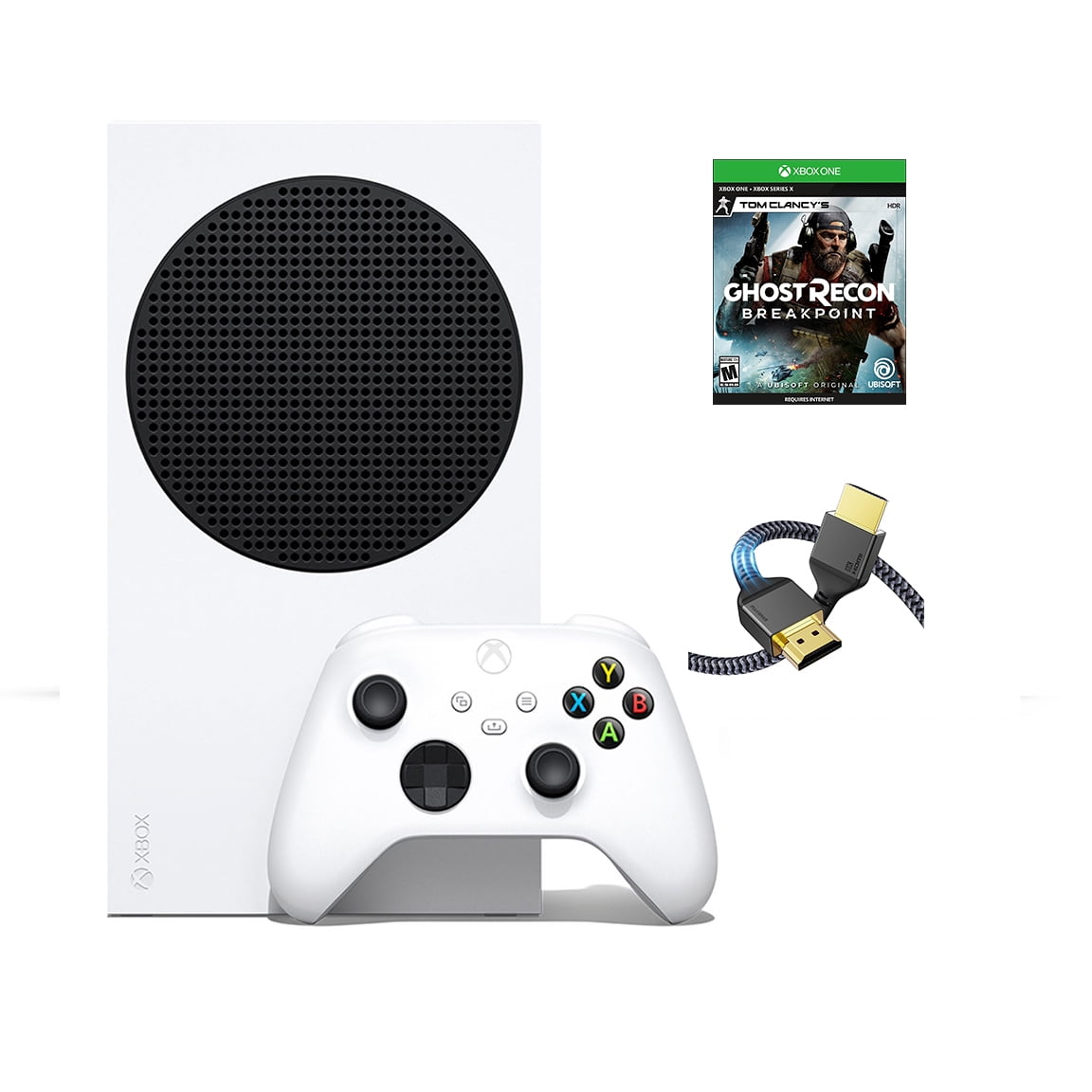 Xbox Series S Video Game Console White with Tom Clancy's Ghost Recon  Breakpoint BOLT AXTION Bundle Like New