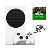 2023 Newest Edition-Microsoft Xbox-Series-S 512GB SSD– White Wireless Controller with Xbox Game Pass Ultimate: 1 Month and SUPERE High Speed HDMI Cable