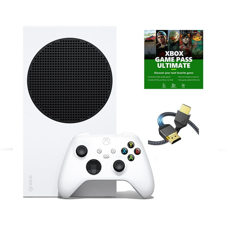 2023 Newest Edition-Microsoft Xbox-Series-S 512GB SSD– White Wireless  Controller with Xbox Game Pass Ultimate: 1 Month and SUPERE High Speed HDMI  Cable 