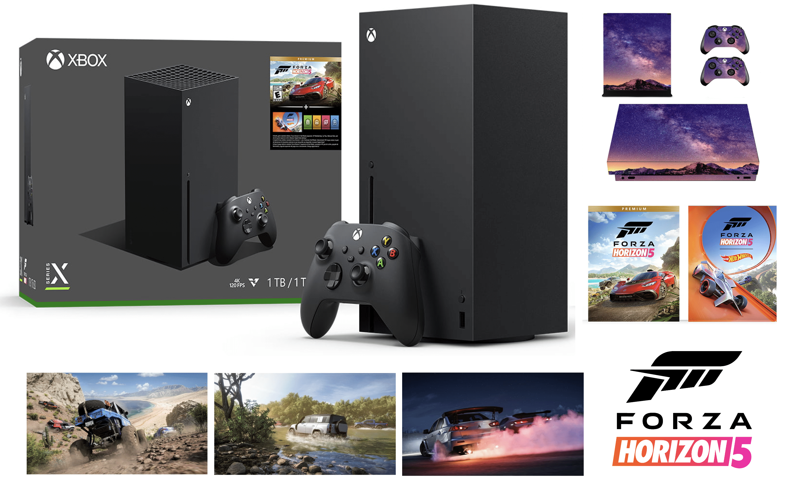 Microsoft Xbox Series X 1TB SSD Video Game Console - 1 Xbox Wireless  Controller, 8X Cores Zen 2 CPU, 16GB GDDR6, True 4K Gaming, 120 FPS,  Portable All-in-1 Wide-Angle 90° Camera 