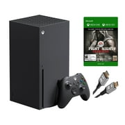 2023 Newest Microsoft Xbox Series XGaming Console System- 1TB SSD Black X Version with Disc Drive Bundle with Fight Night Champion Full Game and MTC8 High Speed HDMI Cabel