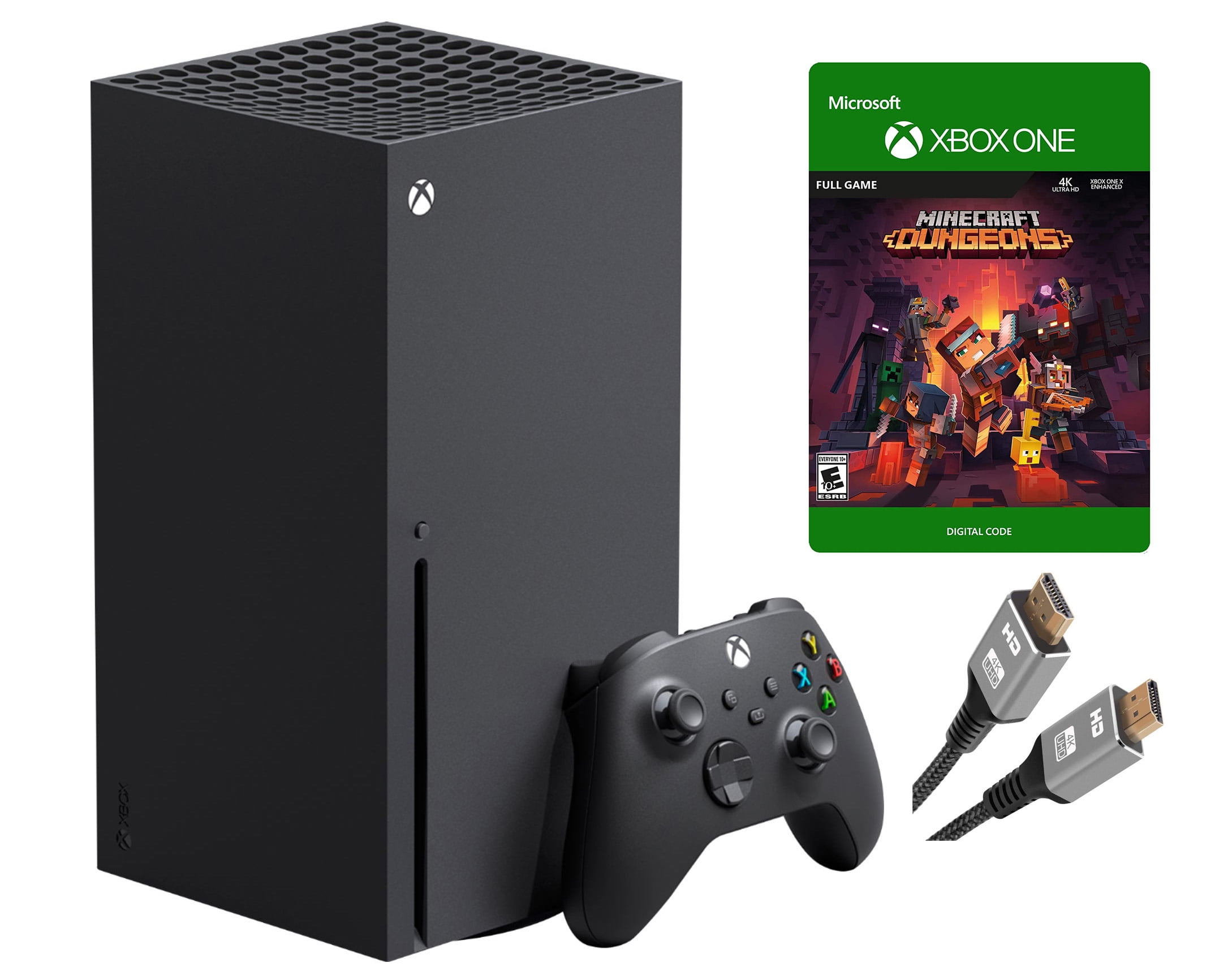 Microsoft 23C-00001 Xbox One S Minecraft Limited Edition 1TB Gaming Console  with 2 Controller Included with Forza Horizon 4 BOLT AXTION Bundle Used 