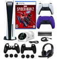 thumbnail image 1 of 2023 Newest PlayStation_PS5 Gaming Console 1TB SSD Disc Version With Marvel's Spider-Man 2 / One Extra Wireless Controller/ 17 In 1 Accessory kit, 1 of 3