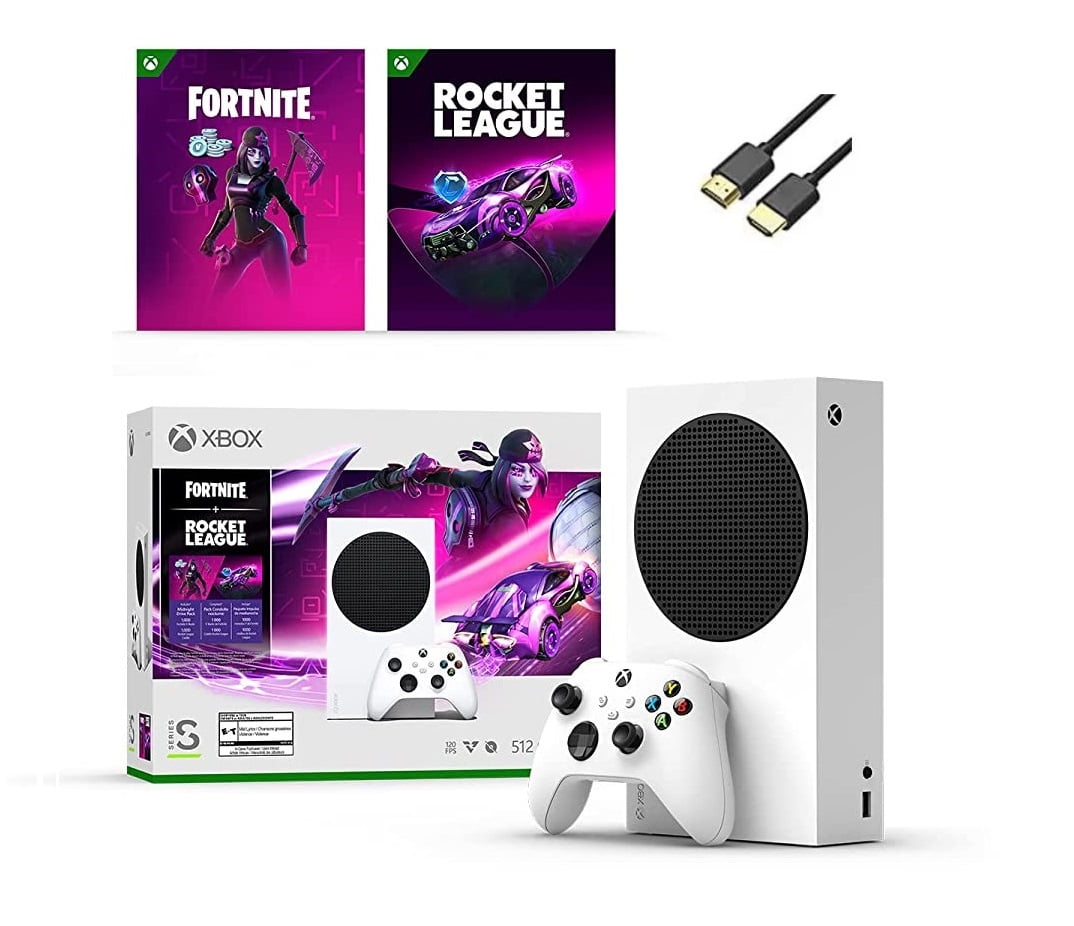 Console Microsoft Xbox Series S 512GB + Fortnite + Rocket League +