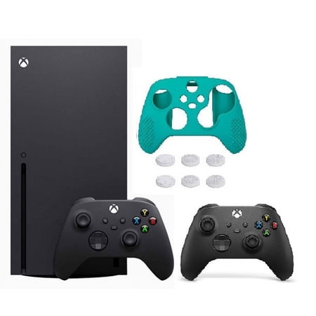 2023 Newest Xbox Series X Gaming Console System- 1TB SSD Black X Version with Disc Drive W/ Extra Xbox Wireless Controller | Silicone Controller Cover Skin