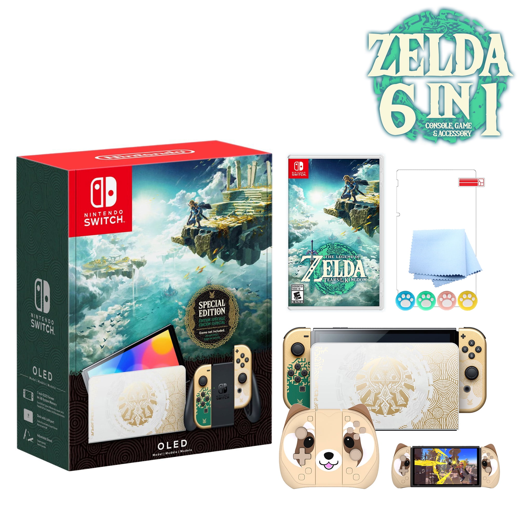 Console Nintendo Switch OLED 64GB Edição Especial The Legend of