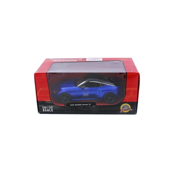 2023 Nissan Z, Blue w/Black Roof - Showcasts 38904BU - 1/24 Scale Diecast Model Toy Car
