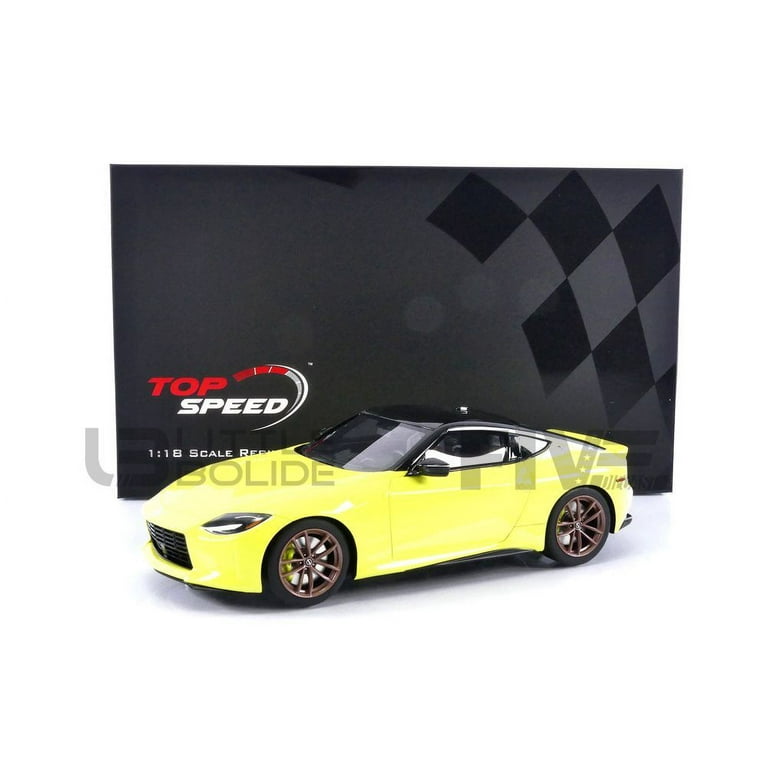 京商 Nissan Z Prototype yellow The New Nissan Z Proto Spec in Ikazuchi Yellow Pearl