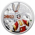 thumbnail image 1 of 2023 Niue 3 oz Silver $10 Lunar Year of The Rabbit Bugs Bunny, 1 of 4