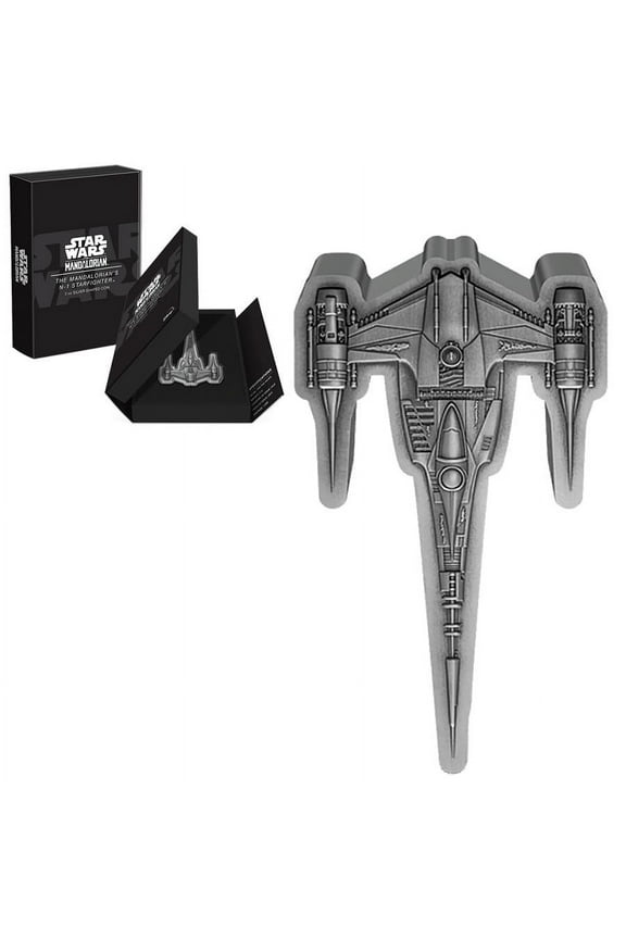 2023 Niue 3 oz Star Wars The Mandalorian's N-1 Starfighter Silver Coin