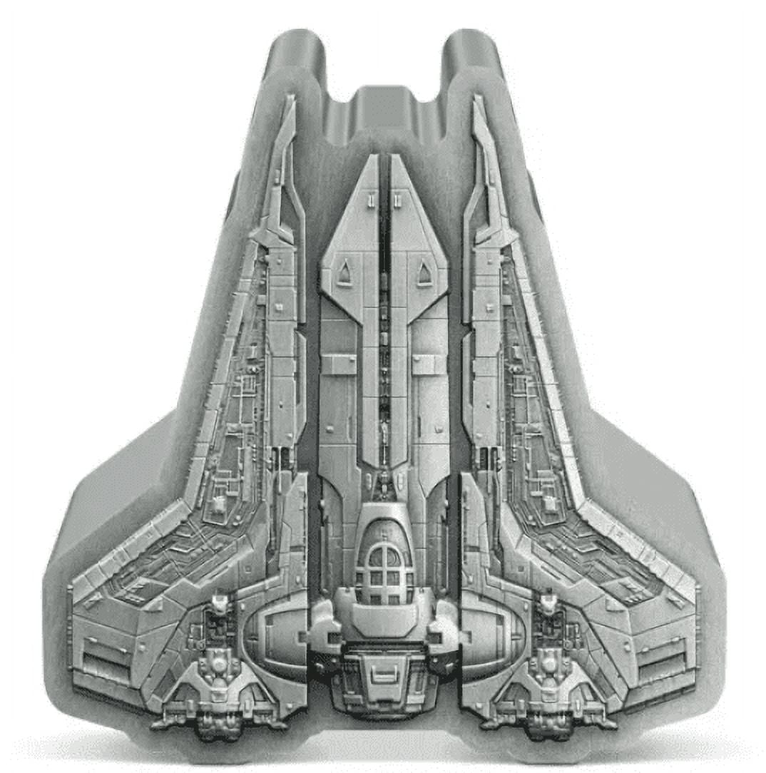 NEW ZEALAND MINT 2023 Niue Star Wars Mandalorian Bo-Katan's Gauntlet Starfighter 1 oz Silver Coin