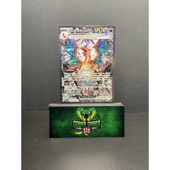 2023 Obsidian Flames Charizard EX Holo Secret Rare FA SAR #223/197