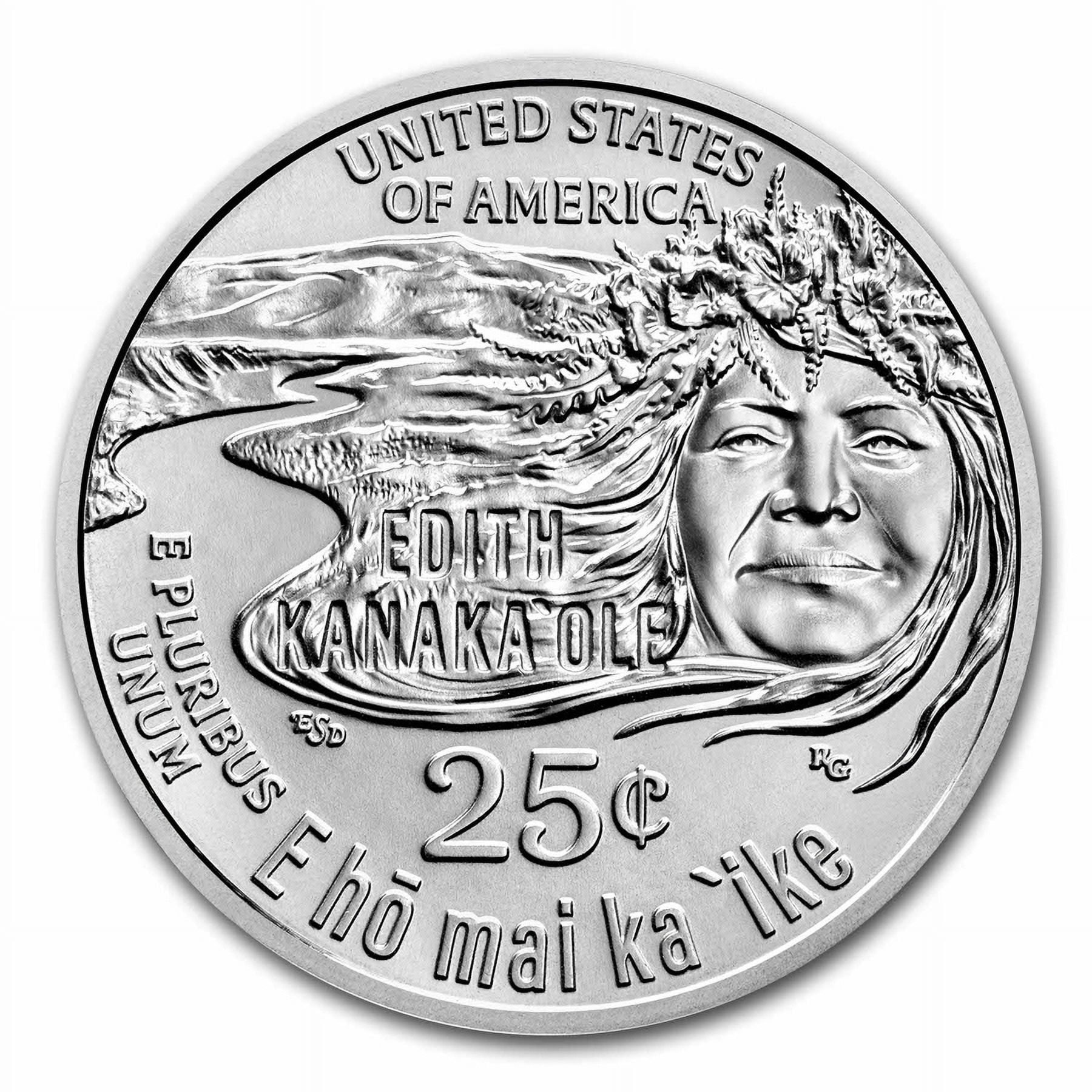 2023P Edith Kanaka'ole American Women Quarter BU
