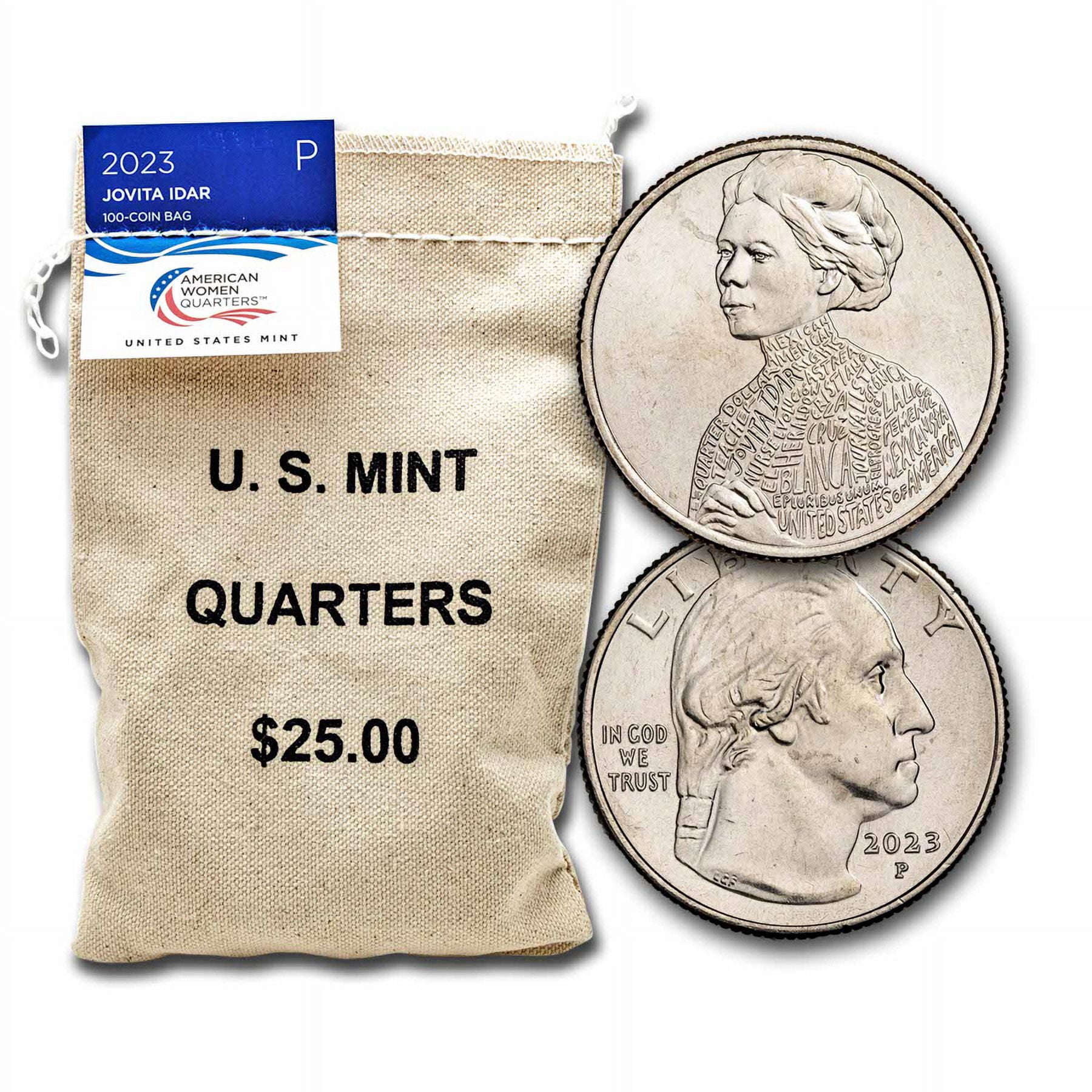 2023-P Jovita Idar American Women Qtr $25 100-Coin Bag BU