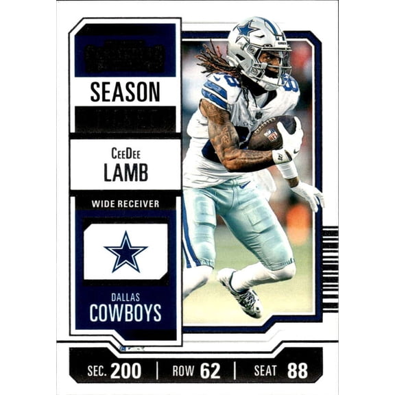 2023 PANINI CONTENDERS SEASON TICKET HOBBY #27 CEEDEE LAMB DALLAS COWBOYS
