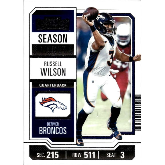 2023 PANINI CONTENDERS SEASON TICKET HOBBY #32 RUSSELL WILSON DENVER BRONCOS