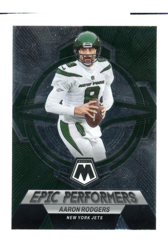 2023 PANINI MOSAIC EPIC PERFORMERS #7 AARON RODGERS NEW YORK JETS