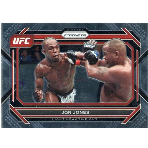 2023 PANINI PRIZM UFC #74 JON JONES HORIZONTAL LIGHT HEAVYWEIGHT
