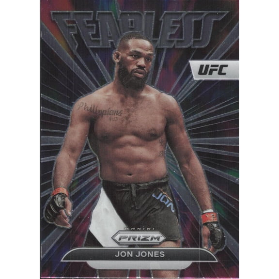 2023 PANINI PRIZM UFC FEARLESS #29 JON JONES LIGHT HEAVYWEIGHT