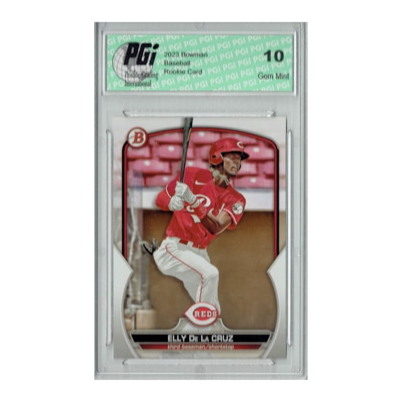 2023 PGI 10 Elly De La Cruz Bowman #BP-65 Cincinnati Reds Rookie Card