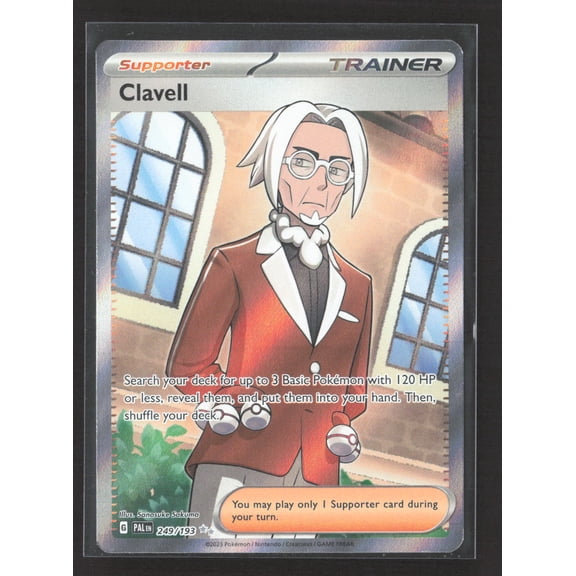 Pokemon Clavell 2023 Paldea Evolved Secret Rare Holo FA 249/193 Trading Card