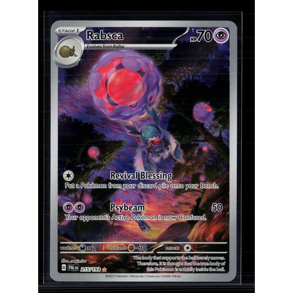 2023 Paldea Evolved Rabsca Holo Secret Rare 215 193 English Pokemon Card