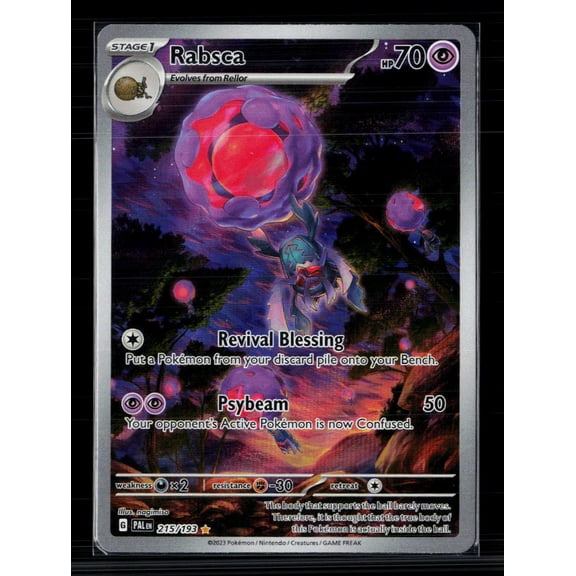 2023 Paldea Evolved Rabsca Holo Secret Rare #215/193