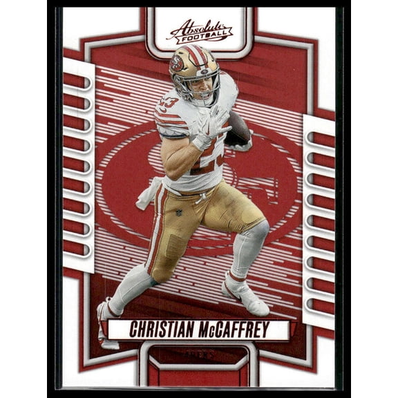 2023 Panini Absolute Christian McCaffrey #43 Red