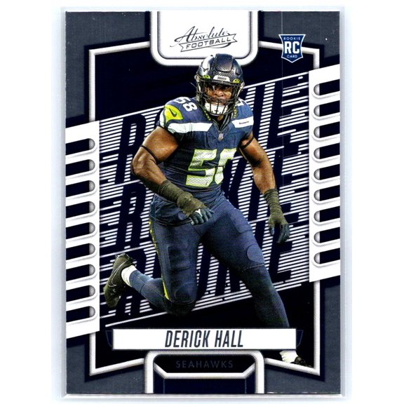 2023 Panini Absolute Derick Hall RC Retail #165 Seattle Seahawks Football Card