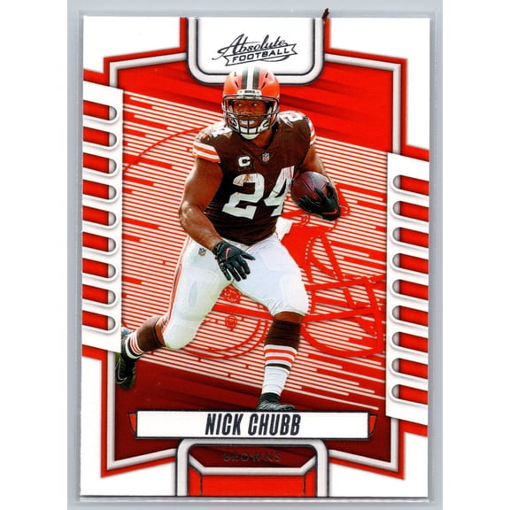 2023 Panini Absolute Nick Chubb Cleveland Browns #35 Retail Football Card