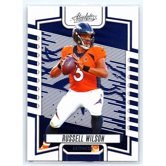2023 Panini Absolute Russell Wilson Denver Broncos #4 Retail Football Card