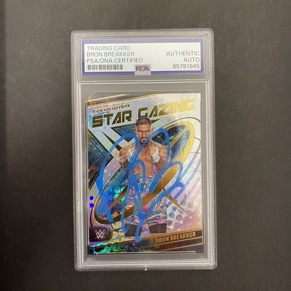 2023 Panini Bron Breakker #2 Revolution WWE PSA