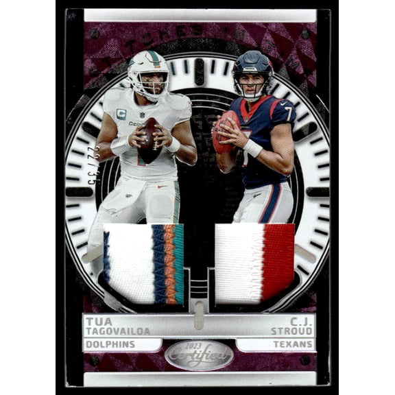 2023 Panini Certified Stitches in Time Tagovailoa CJ Stroud #SITD-8 Patch /35